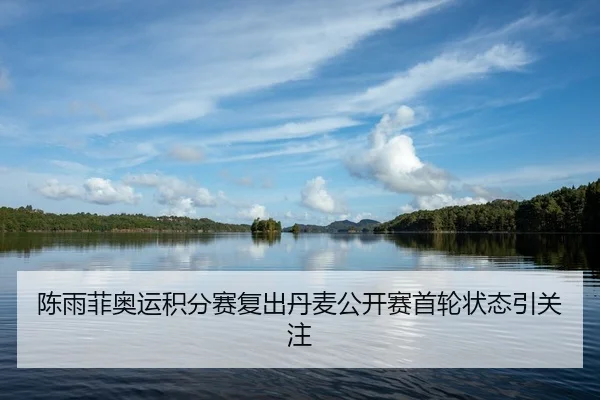 陈雨菲奥运积分赛复出丹麦公开赛首轮状态引关注
